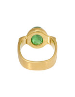 Big Sur Goldsmiths Tsavorite Garnet Ring in 22k and 18k Gold