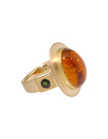 Big Sur Goldsmiths Golden Tourmaline Ring in 22k and 18k Gold