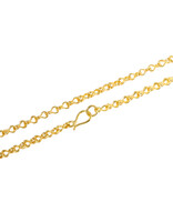 19" - 22 Gauge Sailor Chain in 22k Yellow Gold