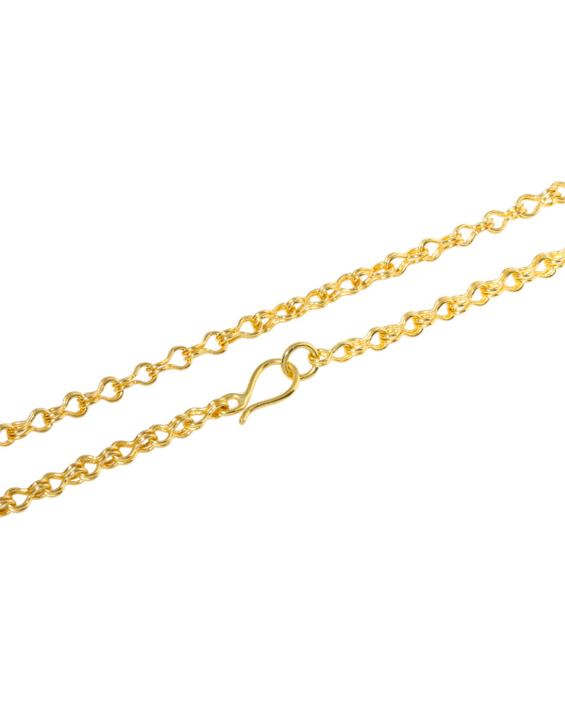 19" - 22 Gauge Sailor Chain in 22k Yellow Gold