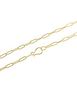18" - 20 Gauge Oval Link Chain in 18k Royal Yellow Gold