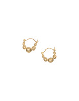 Ball Hoop in 14k Yellow Gold