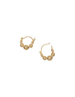 Ball Hoop in 14k Yellow Gold