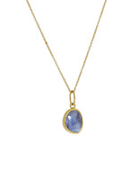 Sam Woehrmann Tanzanite Rose Cut Charm Pendant in 18k, 22k, & Silver
