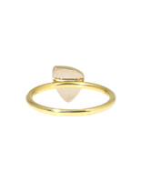 Sam Woehrmann Grey Diamond Rose Cut Trillion Ring in 18k & 22k Gold