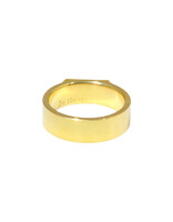Sam Woehrmann Grey Diamond Hexagon East West Ring in 18k & 22k Gold