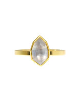 Sam Woehrmann Icy Diamond Shield Ring in 18k & 22k Gold