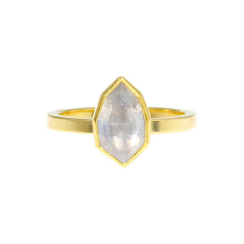 Sam Woehrmann Icy Diamond Shield Ring in 18k & 22k Gold