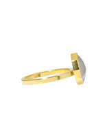 Sam Woehrmann Icy Diamond Shield Ring in 18k & 22k Gold