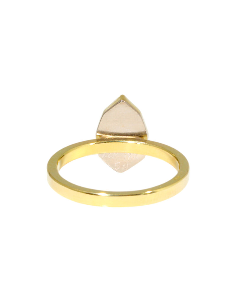 Sam Woehrmann Icy Diamond Shield Ring in 18k & 22k Gold