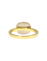 Sam Woehrmann Light Green Oval Sapphire East West Ring in 18k & 22k Gold