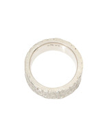 Sugar Brick Cigar Ring in Silver