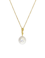 Sugar Babe Freshwater Pearl Drop Pendant in 18k Gold