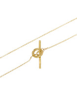 Sugar Babe Freshwater Pearl Drop Pendant in 18k Gold