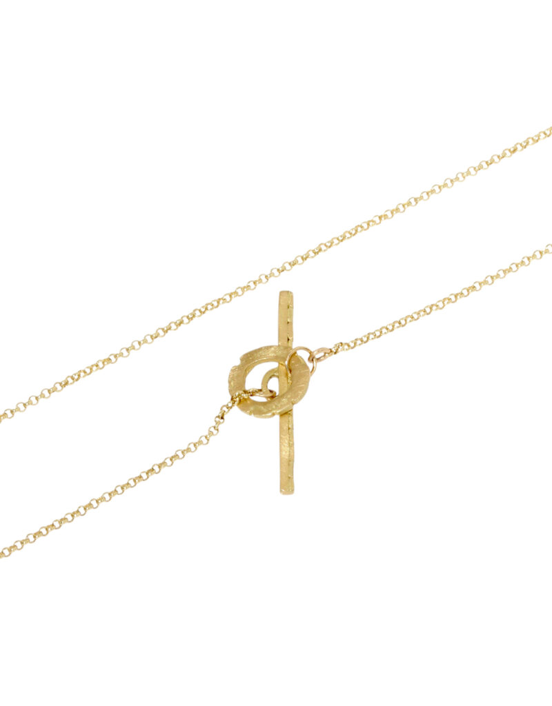 Sugar Babe Freshwater Pearl Drop Pendant in 18k Gold