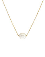 Pearl Slider Pendant in 18k Gold