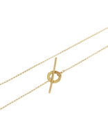 Pearl Slider Pendant in 18k Gold