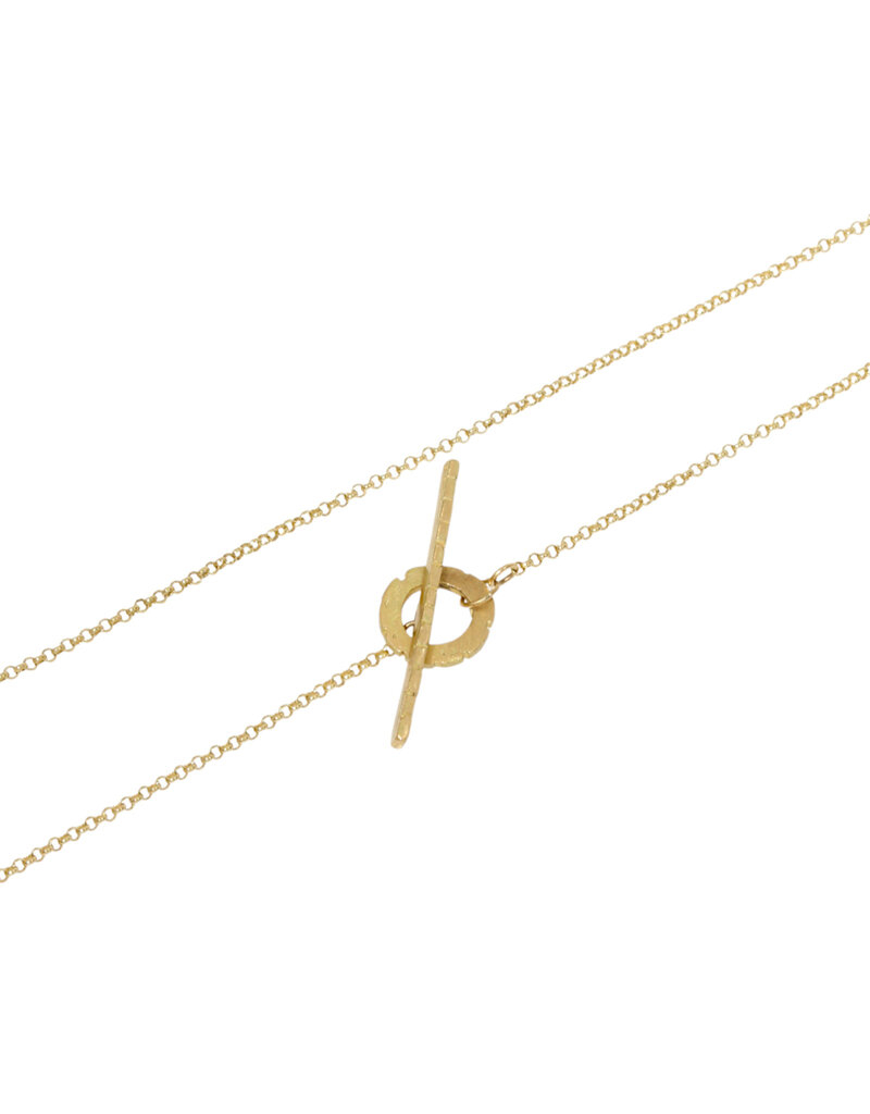 Pearl Slider Pendant in 18k Gold