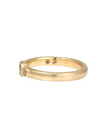 Stars Aligned Band with Spinel in 14k Gold