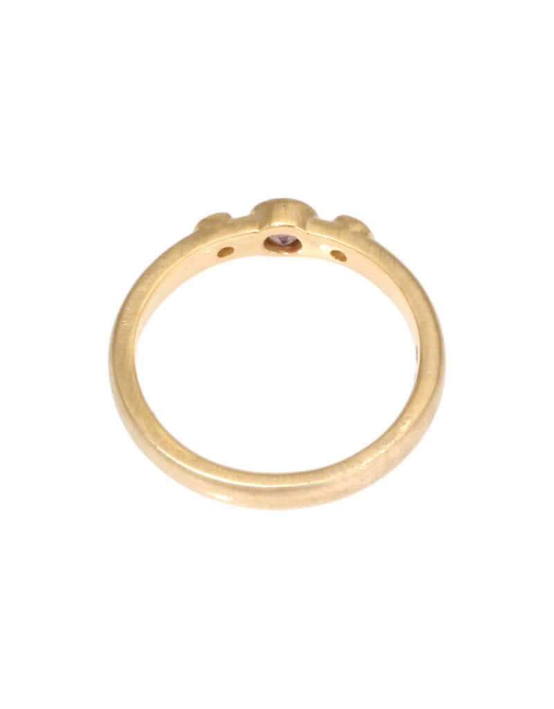 Stars Aligned Band with Spinel in 14k Gold
