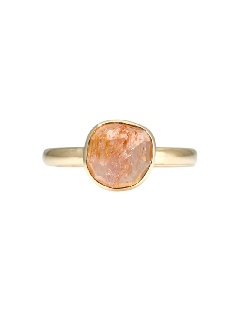 Honey Drop Ring with Topaz in 14k Gold
