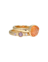 Honey Drop Ring with Topaz in 14k Gold