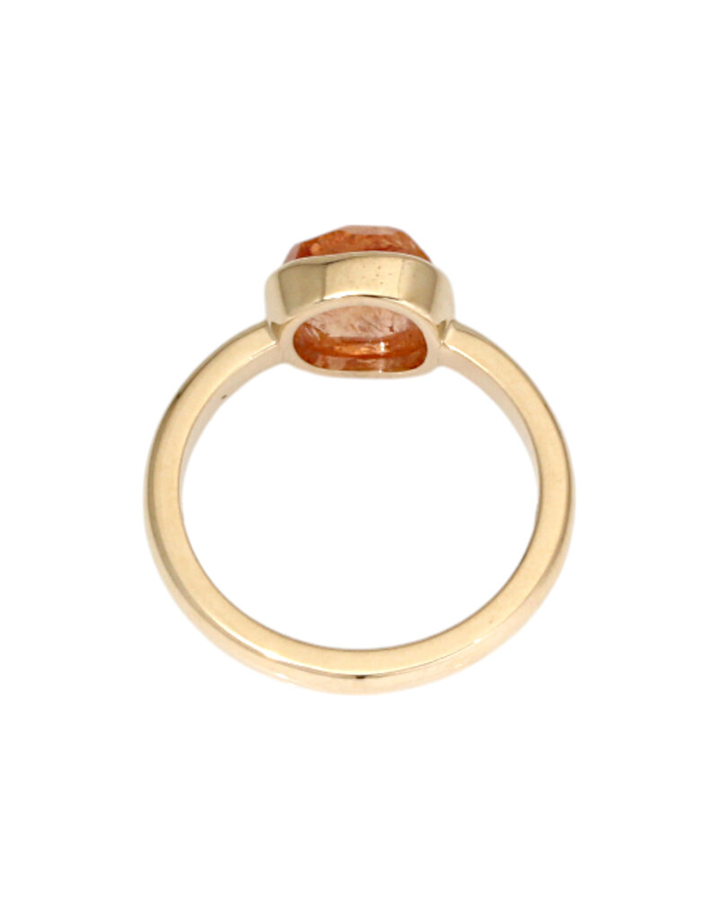 Honey Drop Ring with Topaz in 14k Gold