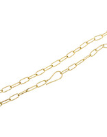 Laura Lienhard Handmade Chain in 18k Yellow Gold
