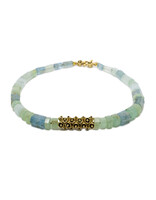 Beryl Necklace with Bronze