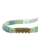 Beryl Necklace with Bronze