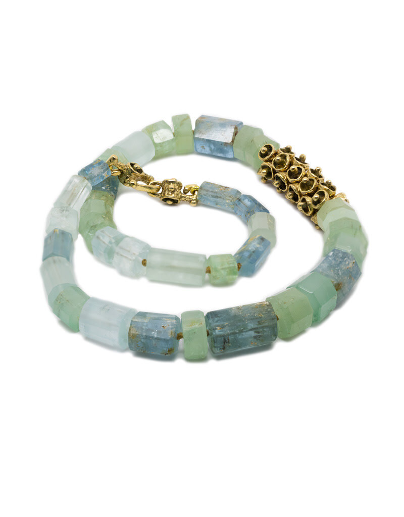 Beryl Necklace with Bronze