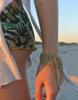 Waterfall Bracelet in Haze with Silver Clasp