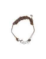 2-Tone Bare Chain Bracelet in Faded & Spectrum