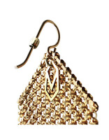 Maral Rapp Swagged Lantern Earrings - Hanging Rose