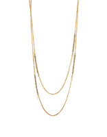 Melded Simple Necklace in 18k Gold Vermeil and Silver