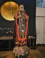Red Coral Necklace with 18k Gold Beads