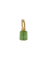 Tracy Conkle 12.5 Carat Green Tourmaline Crystal Pendant in 14k Gold