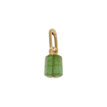 Tracy Conkle 12.5 Carat Green Tourmaline Crystal Pendant in 14k Gold
