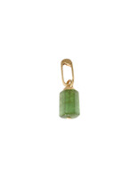 Tracy Conkle 12.5 Carat Green Tourmaline Crystal Pendant in 14k Gold