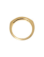 Alice Son Large Engraved Adora Band in 18k Yellow Gold