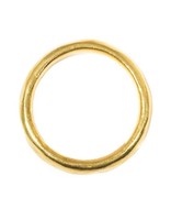 5mm Half Round Burnished Band in 22k Gold