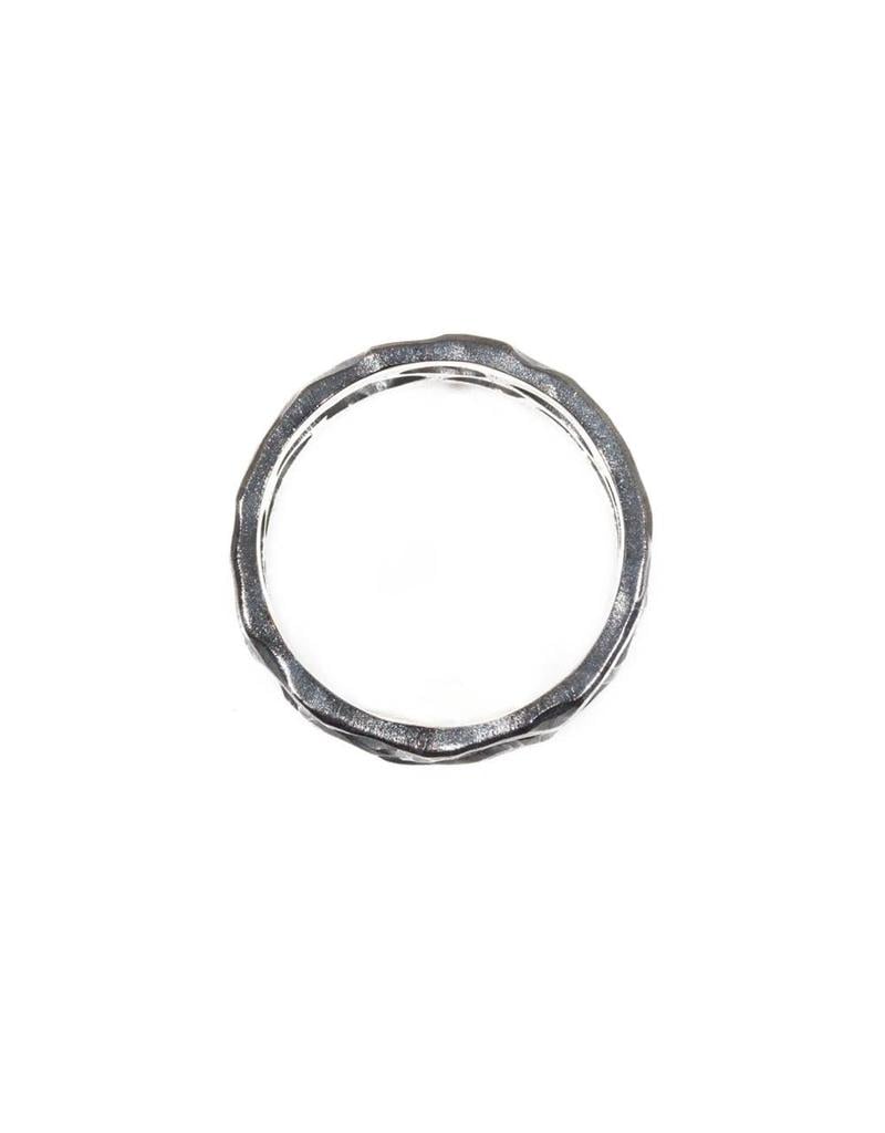 10mm Reef Ring in Oxidized Silver