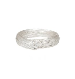 Medium Knot Ring in Fine Silver