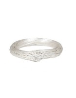 Thin Knot Ring in Fine Silver