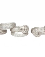 Thin Knot Ring in Fine Silver