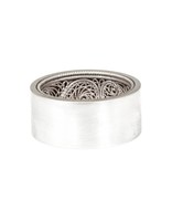 Large Silver Filigree Ring