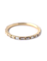 Petite Baguette Diamond Eternity Band in 14k Yellow Gold