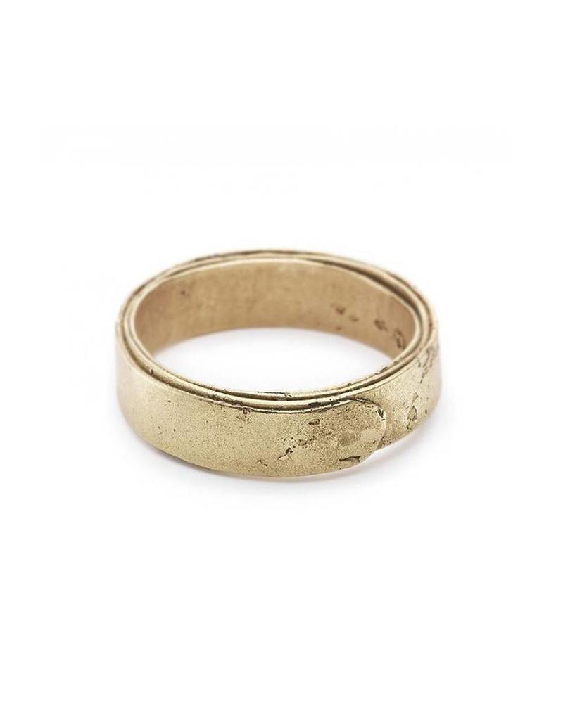 5mm Wrap Band in 14k Yellow Gold - Shibumi Gallery