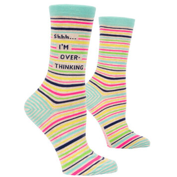 Shhh I'm Over Thinking Socks