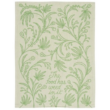 Food Has Weed Dish Towel